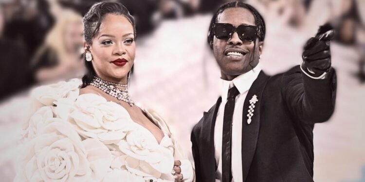Rihanna with A$AP Rocky