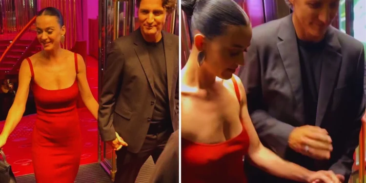 Katy Perry and Justin Trudeau